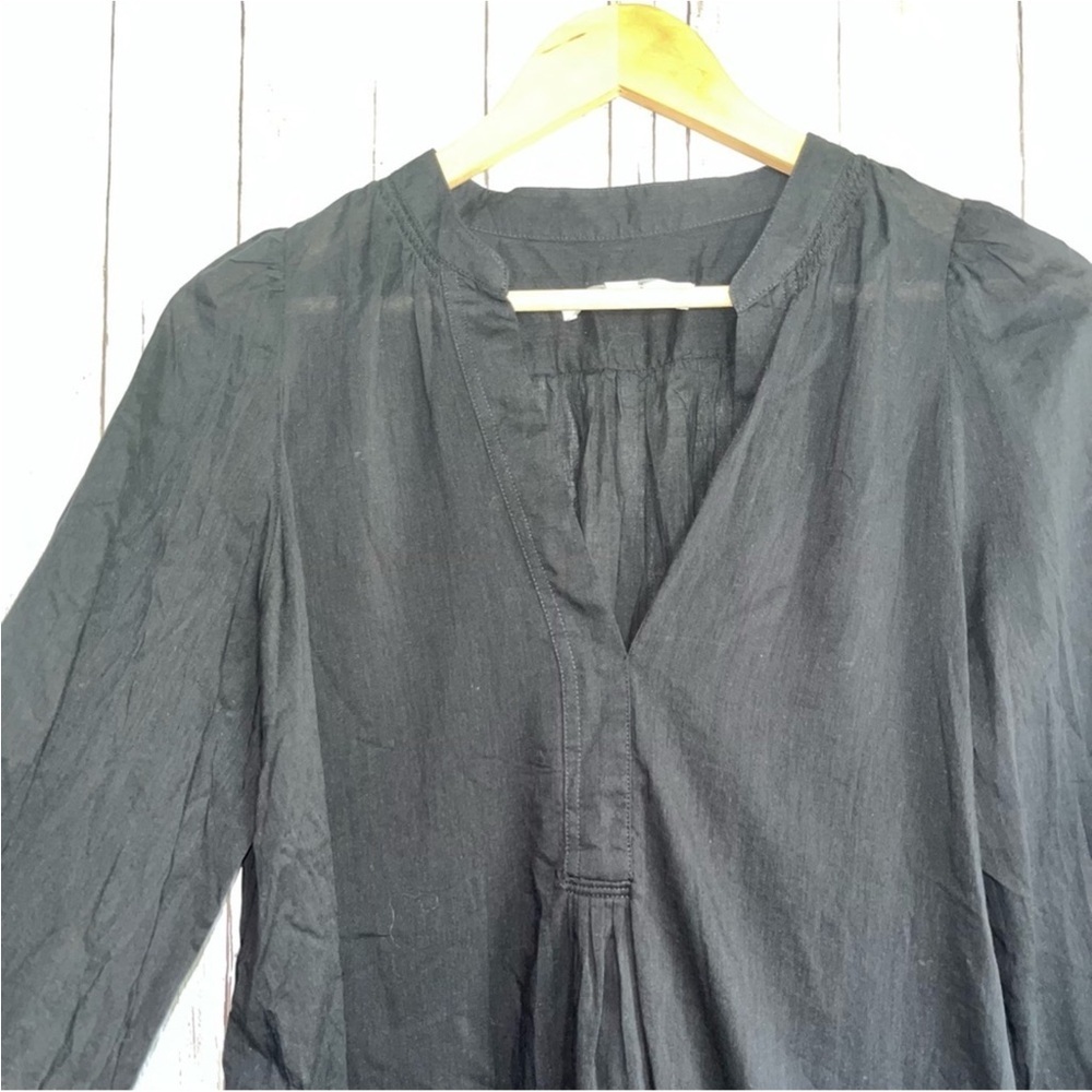 Loft Black Popover Blouse - Picture 2 of 4